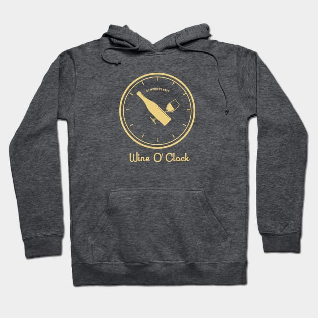 Wine O' Clock Hoodie by spicoli13